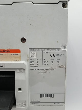 Cutler-Hammer HMDLB3800T33W Used