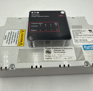 Eaton SPD200480Y1C Surge Protective Device 200kA 277/480V WYE 4W+G Used