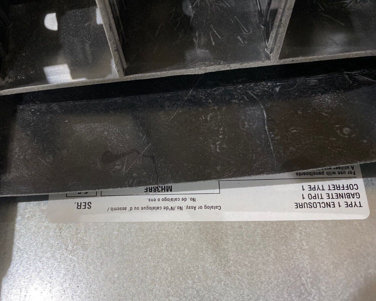 Square D NQ Panelboard 100A 208Y/120V 3PH 4W 42 Circuit Indoor Encl MLO MH38BE P650 Used