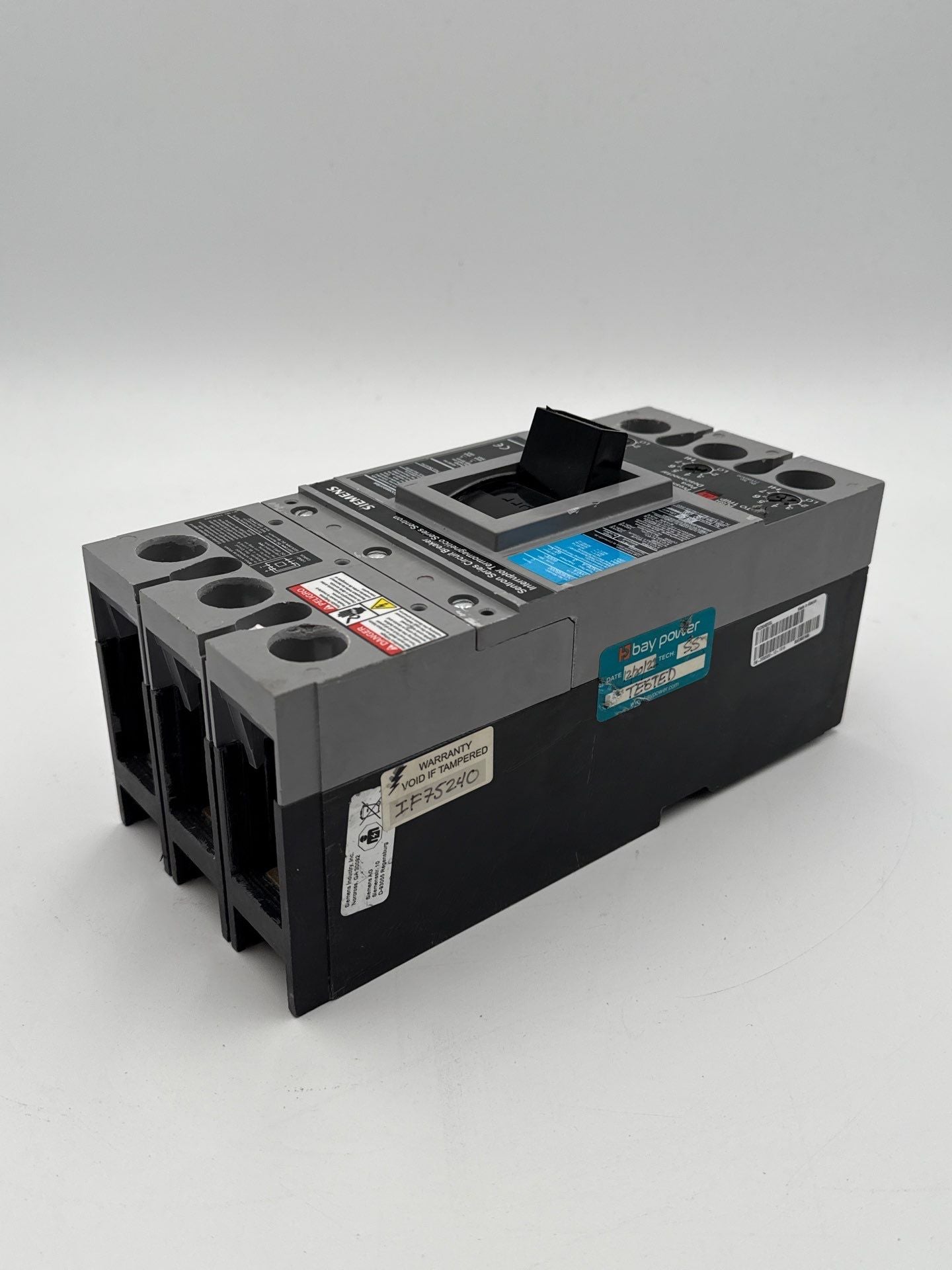 Siemens FXD63B125 Circuit Breaker 125A 3P 600V FXD6-A 125 Amp 3 Pole Used