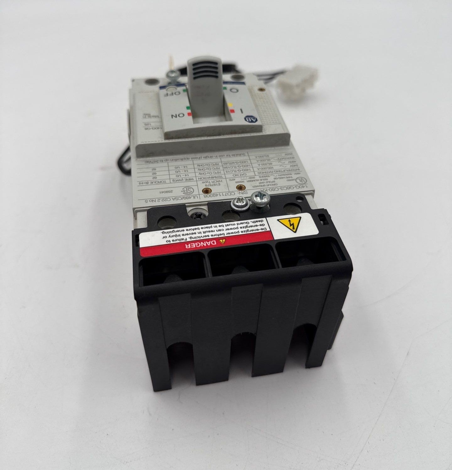 Allen Bradley 140G-G6C3-C60-KA Circuit Breaker 60A 3P 600V 140G 60 Amp 3 Pole Used