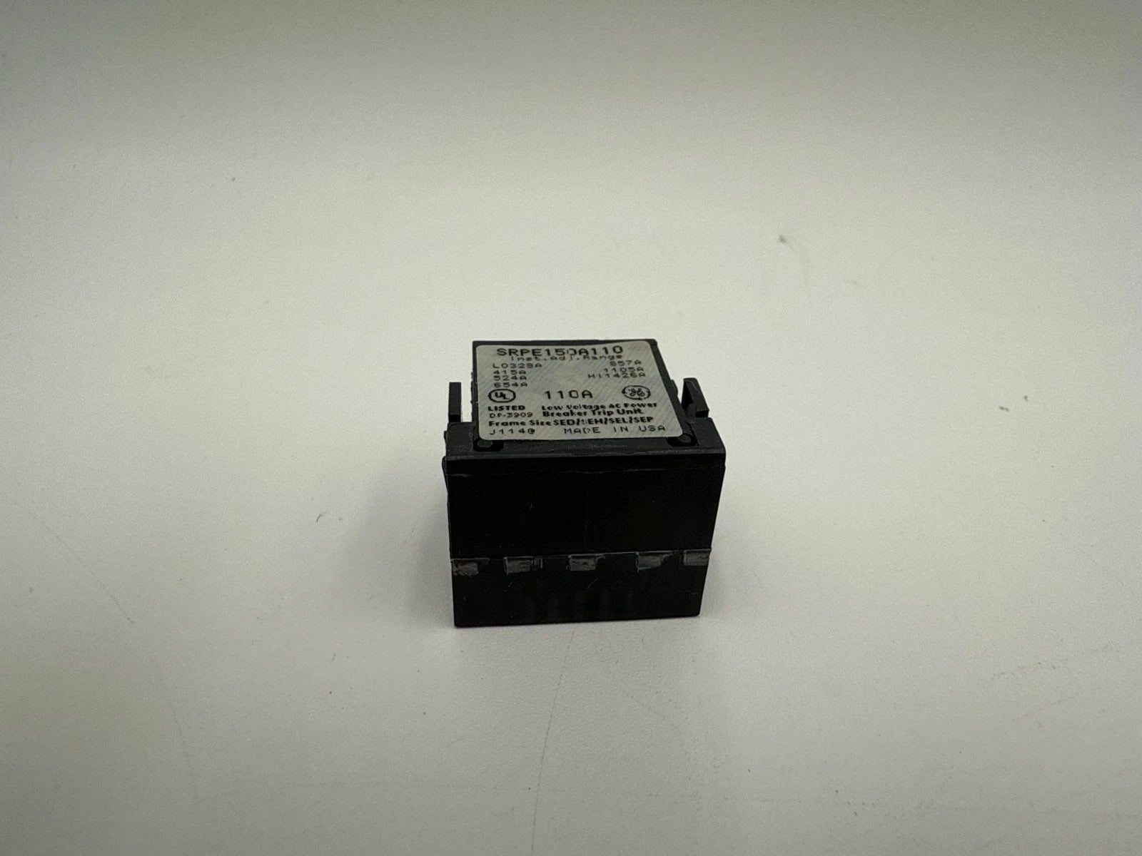 GE SRPE150A110 Rating Plug 110A SRPE150 110 Amp Frame SEDA SEHA SELA SEPA Used Used