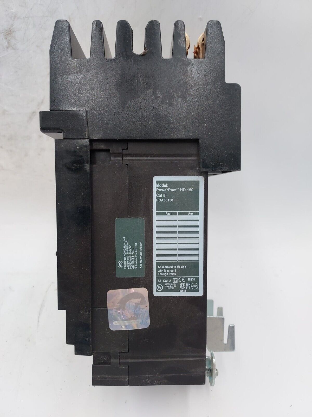 Square D HDA36150 Used