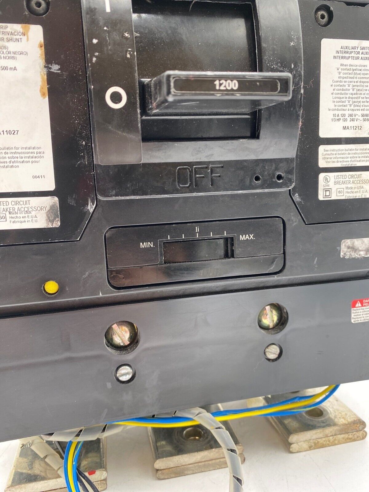 Square D MHL3612001386 Used