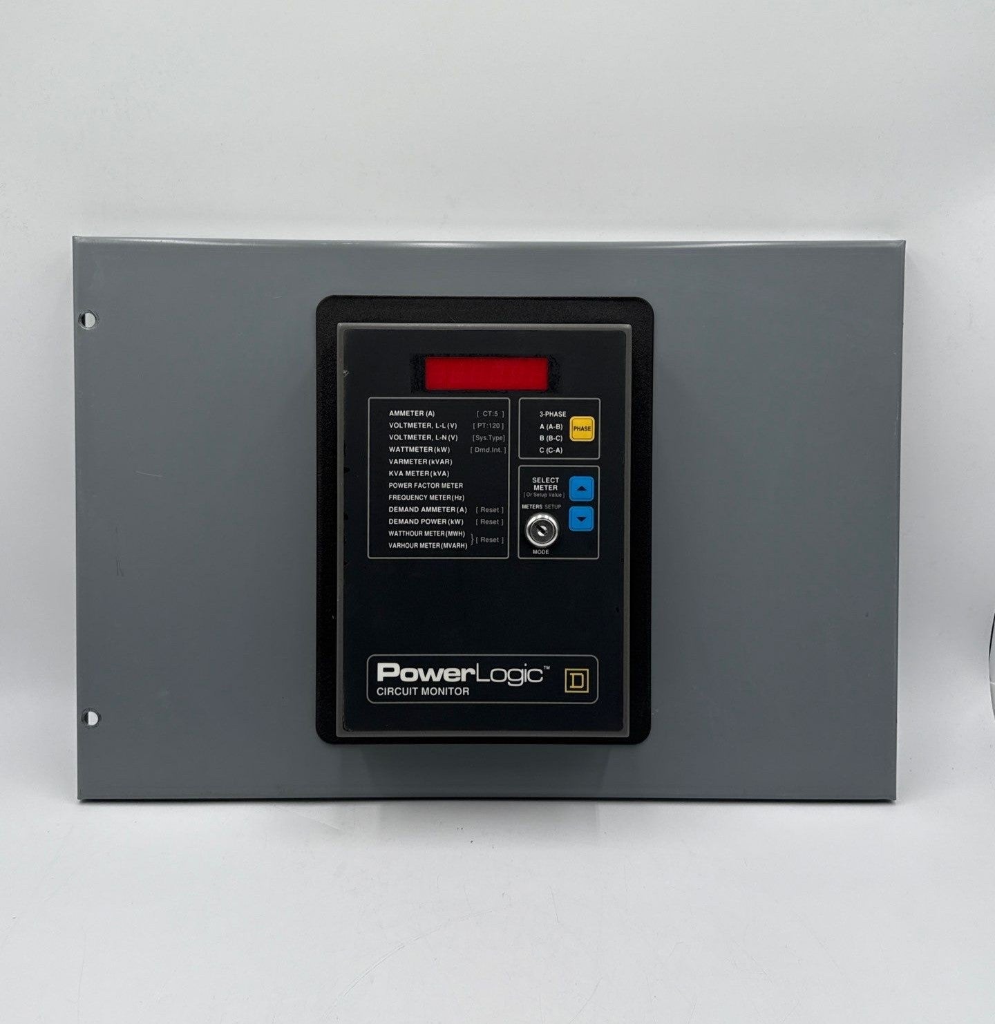 Square D PowerLogic Circuit Monitor 3020 CM250X1 120VAC 0.5A 50/60Hz Used