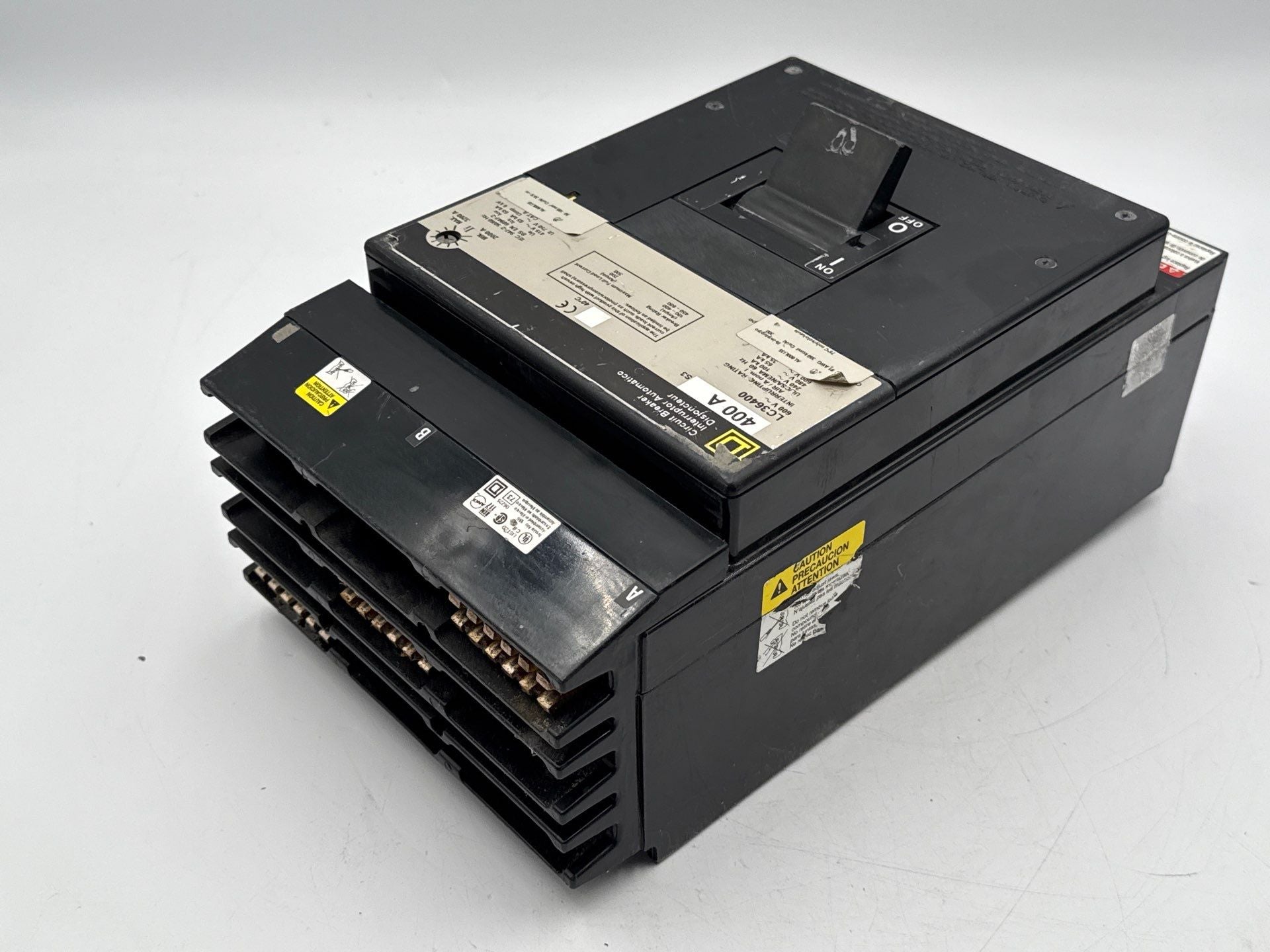 Square D LC36400 I-Line Circuit Breaker 400A 3P 600V LC 400 Amp 3 Pole 3PH Used