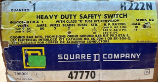Square D H222N New