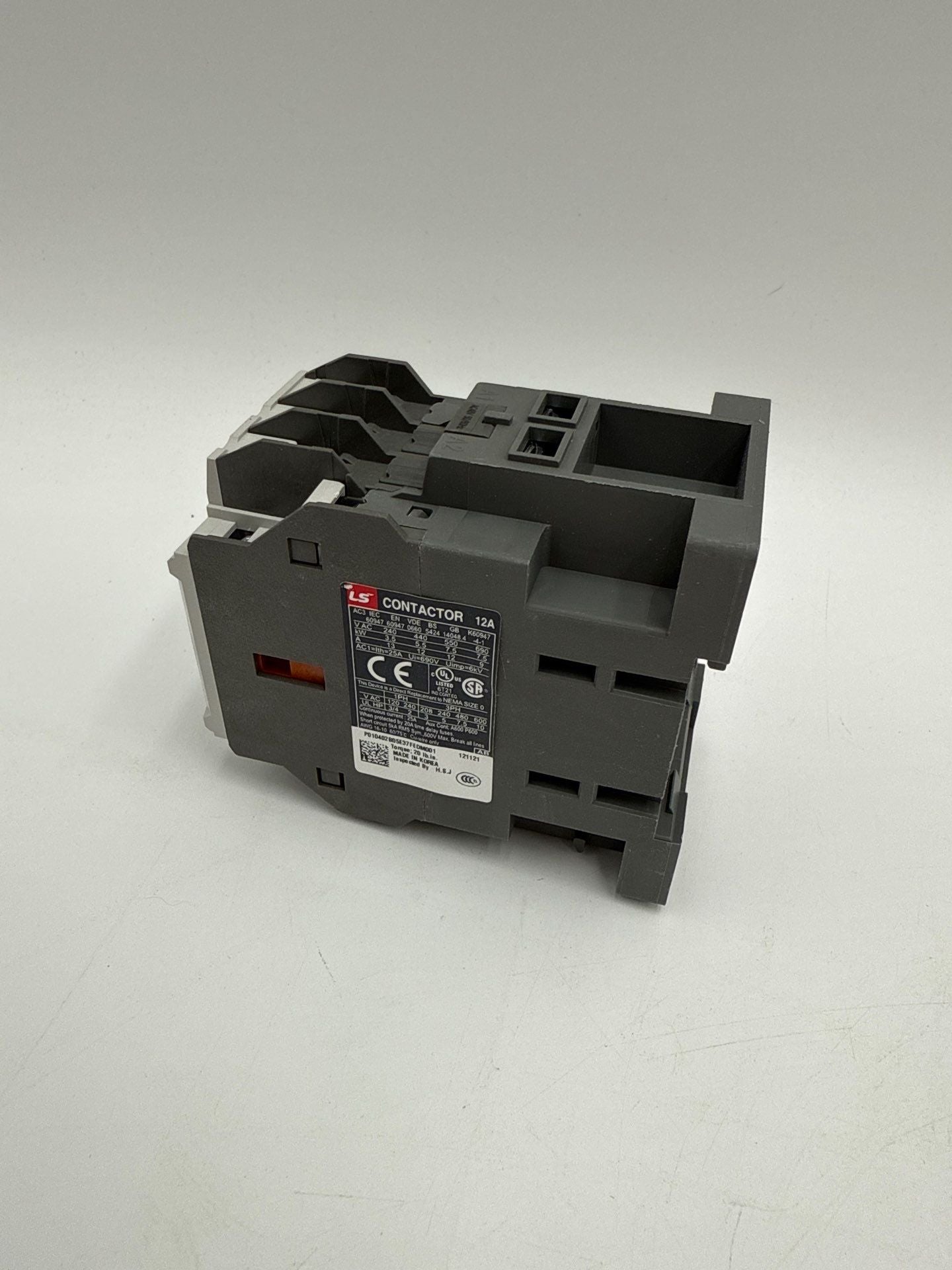 LS Electric MC-12b Contactor 12A 3P 690V Coil 48VAC 1 NO + 1 NC New