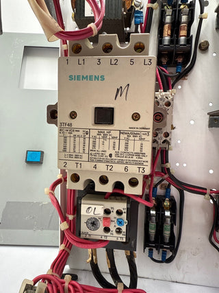 Siemens Model 90 18" 50A Combo MCC Bucket Size 3 3TF48 Starter ED63A050 Used