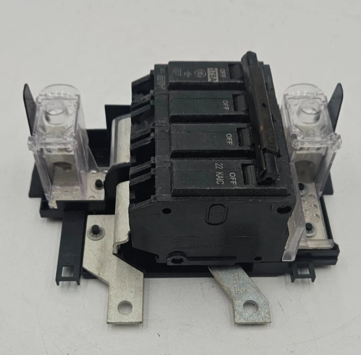 GE Main Breaker THQMV175 175A 120/240V 2P With Lugs 175 Amp 2 Pole THQMV USED Used