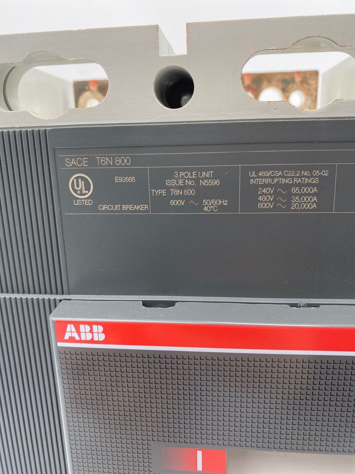 ABB T6NQ600CW Used