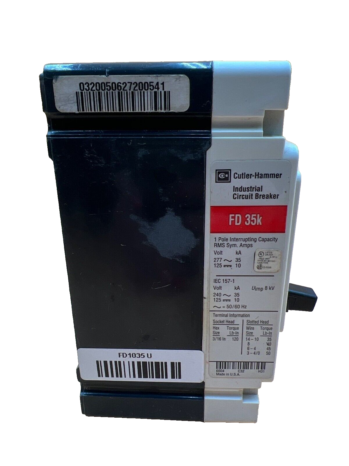 Cutler-Hammer FD1035L Used