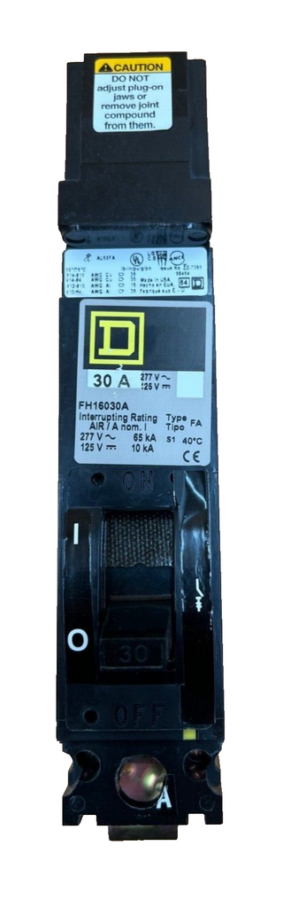 Square D FH16030A Used