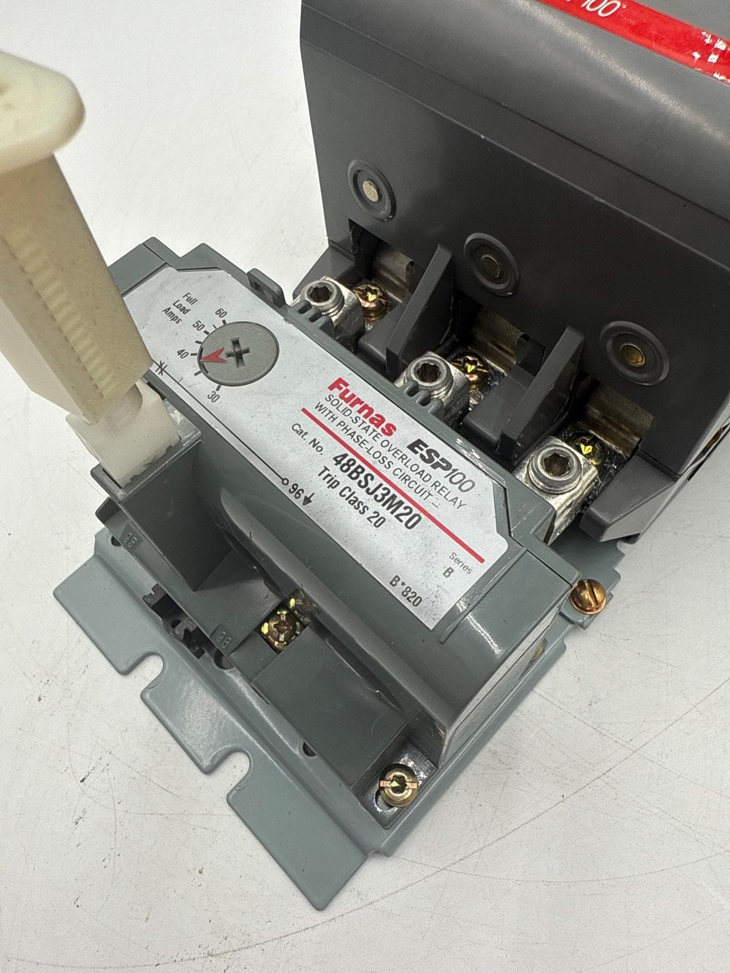 Furnas 14HS+32A Starter 90A 600V Size 3 Coil 110/120V ESP100 Overload 48BSJ3M20 Used