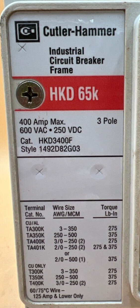 Cutler-Hammer HKD3300 Used