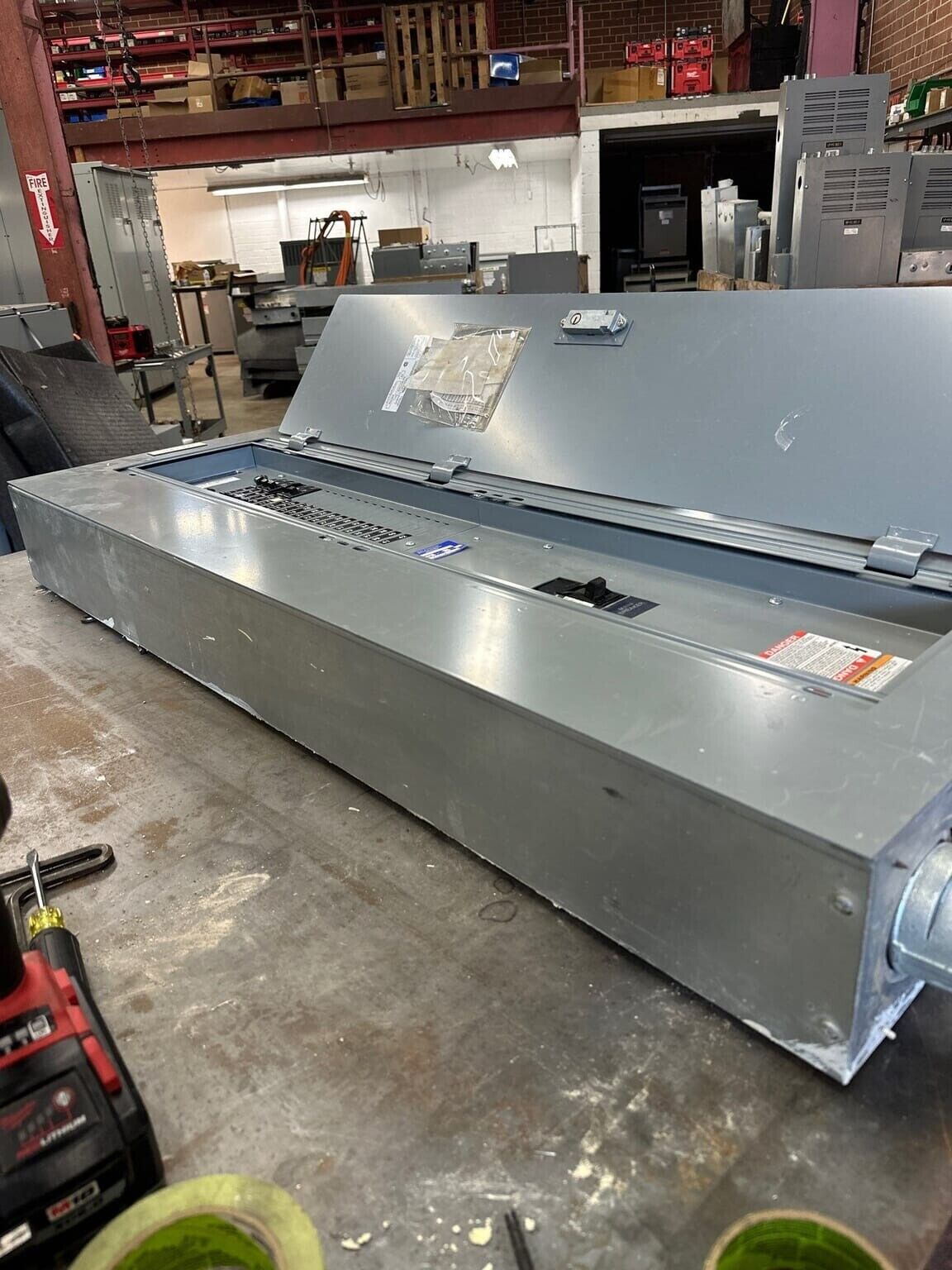 Square D NQOD Panelboard 150A 208Y/120V 3PH 4WMCB Main Q2L3150 42CIR NEMA 1 P348 Used