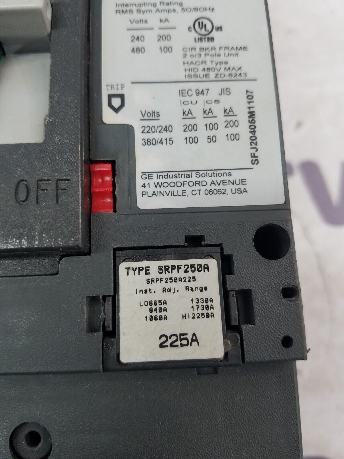 GE SFPA24AT0250 Used
