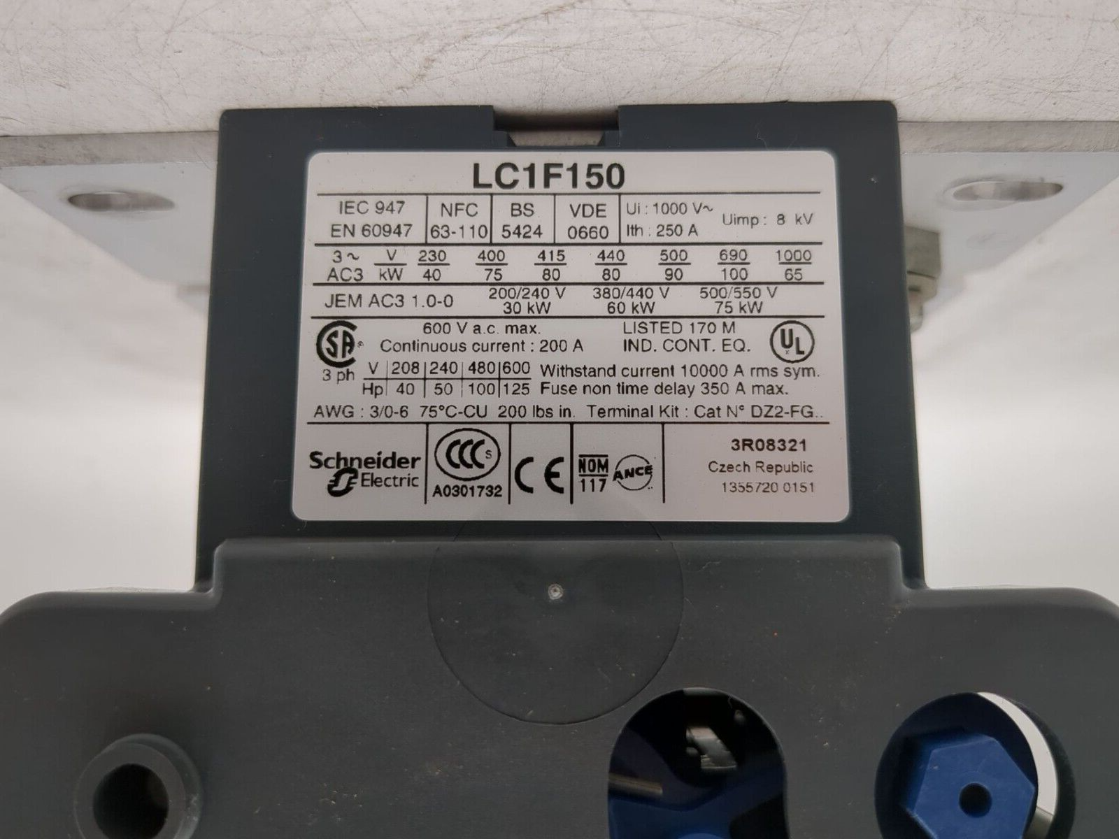 Square D LC1F150 Used