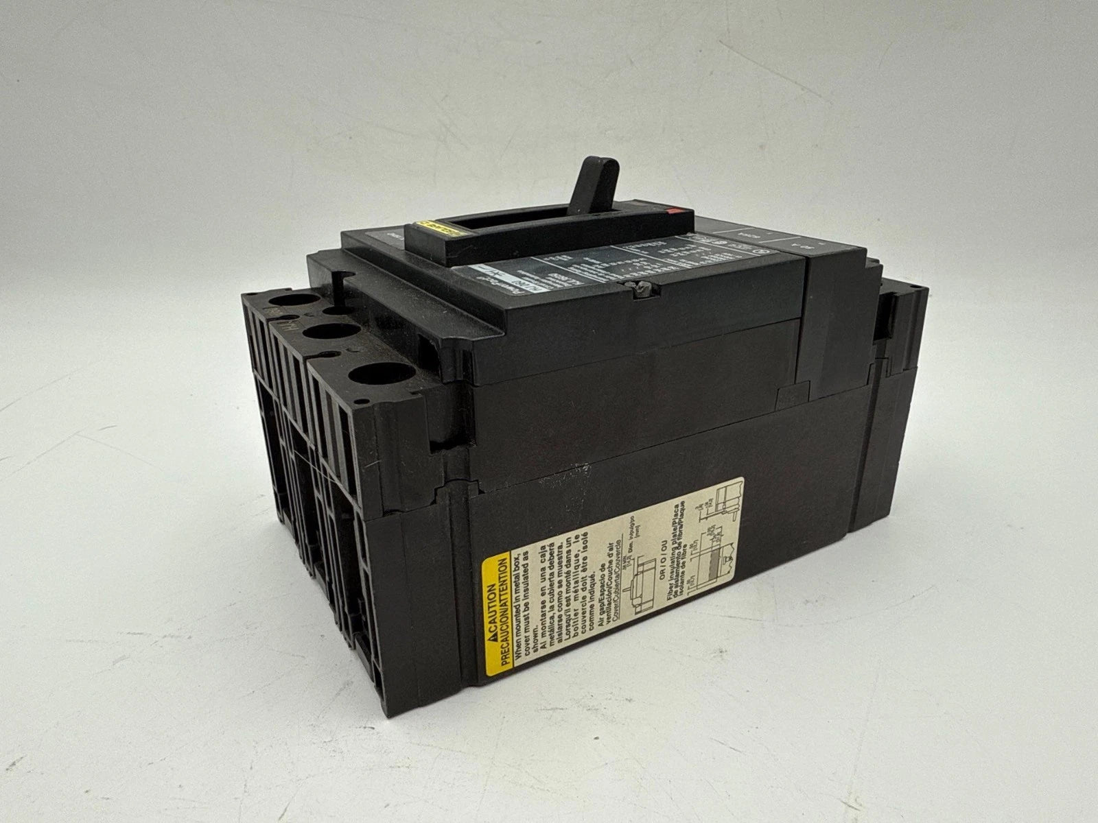 Square D HJL36050 Circuit Breaker 50A 3P 600V 3PH HJL 50 Amp 3 Pole PowerPact HJ