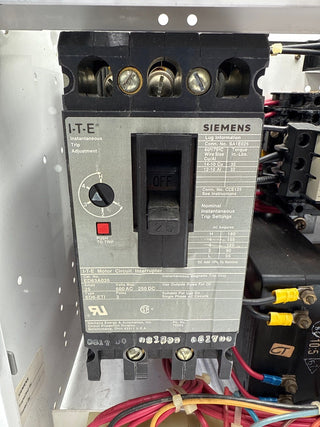 Siemens Model 95 25A 12" Combo MCC Bucket Size 1 3TB44 Starter ED63A025 Used