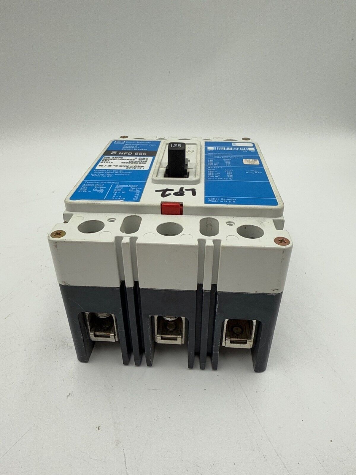 Cutler-Hammer HFD3125 Used