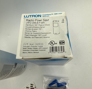 Lutron LRF2-OWLB-P-WH Radio Powr Savr 180 Wall Mount Occ Sensor Passive Infrared New