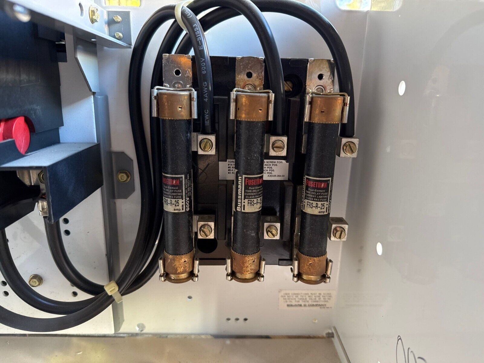 Square D Model 6 12" MCC Motor Control Center Bucket 30A 480V 3PH F 30 Amp Used