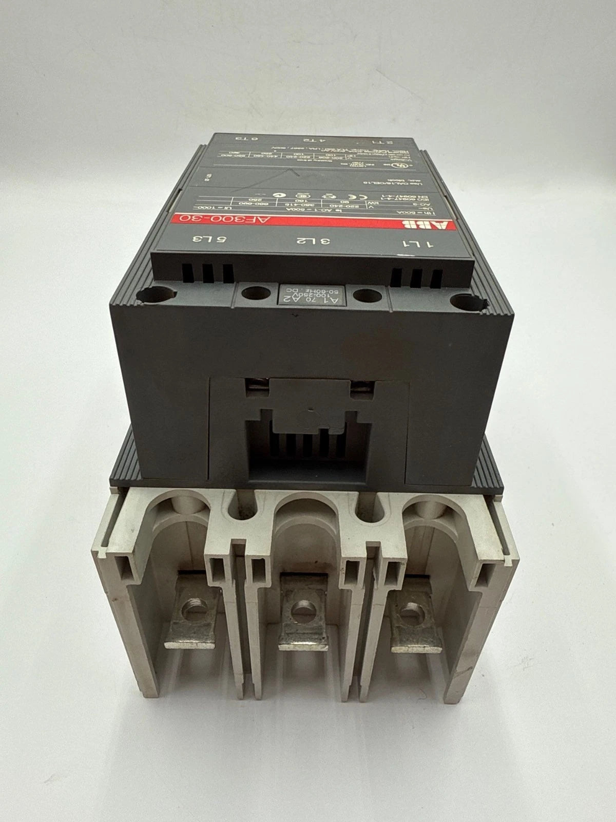 ABB AF300-30 Contactor Coil 100-250V 400A 3P 600V 3PH 300HP AF300-30-11-70 Used