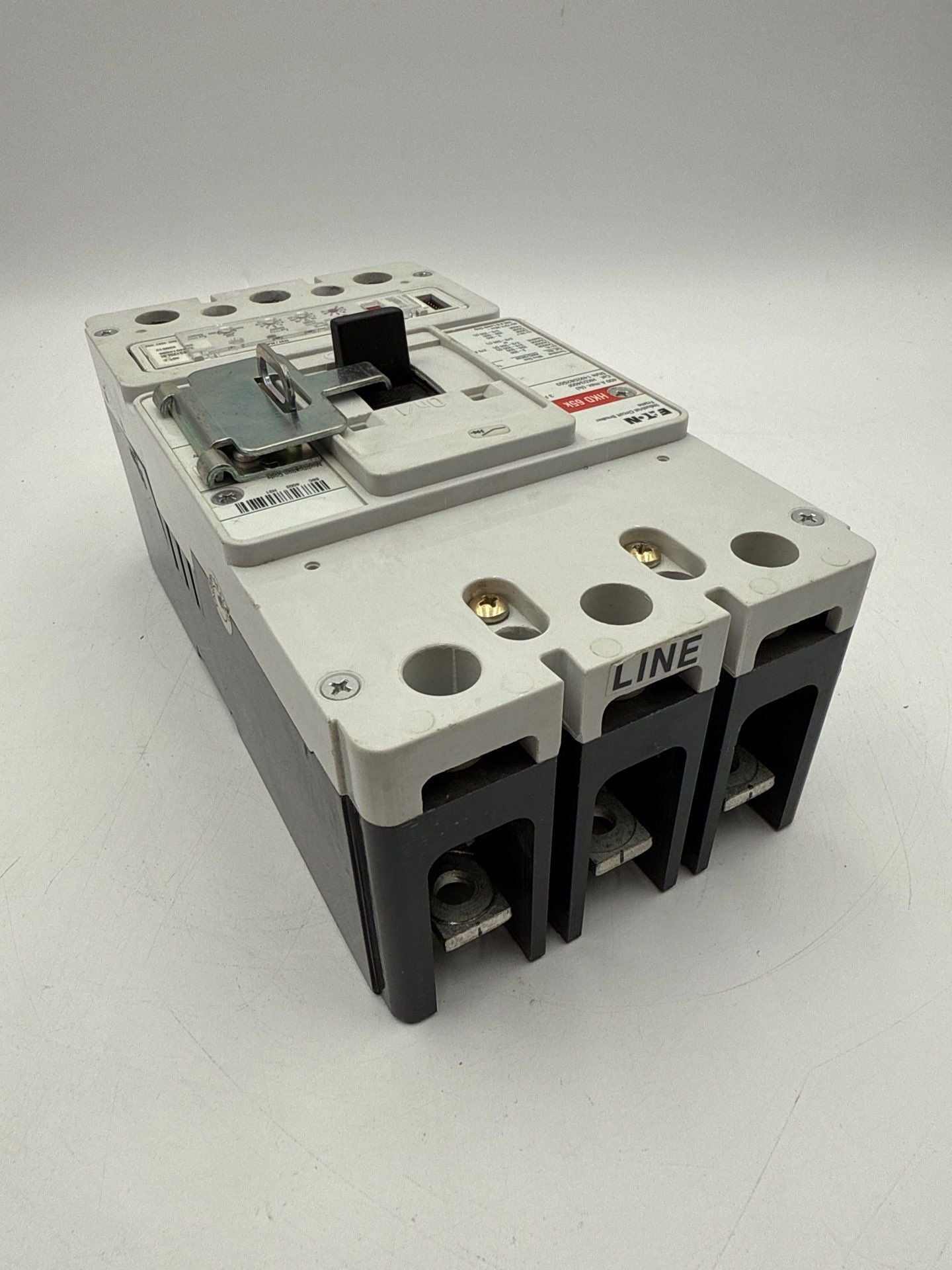 Eaton HKD3125 Circuit Breaker 125A 3P 600V Trip KES3125LSI HKD 65k 125 Amp Used