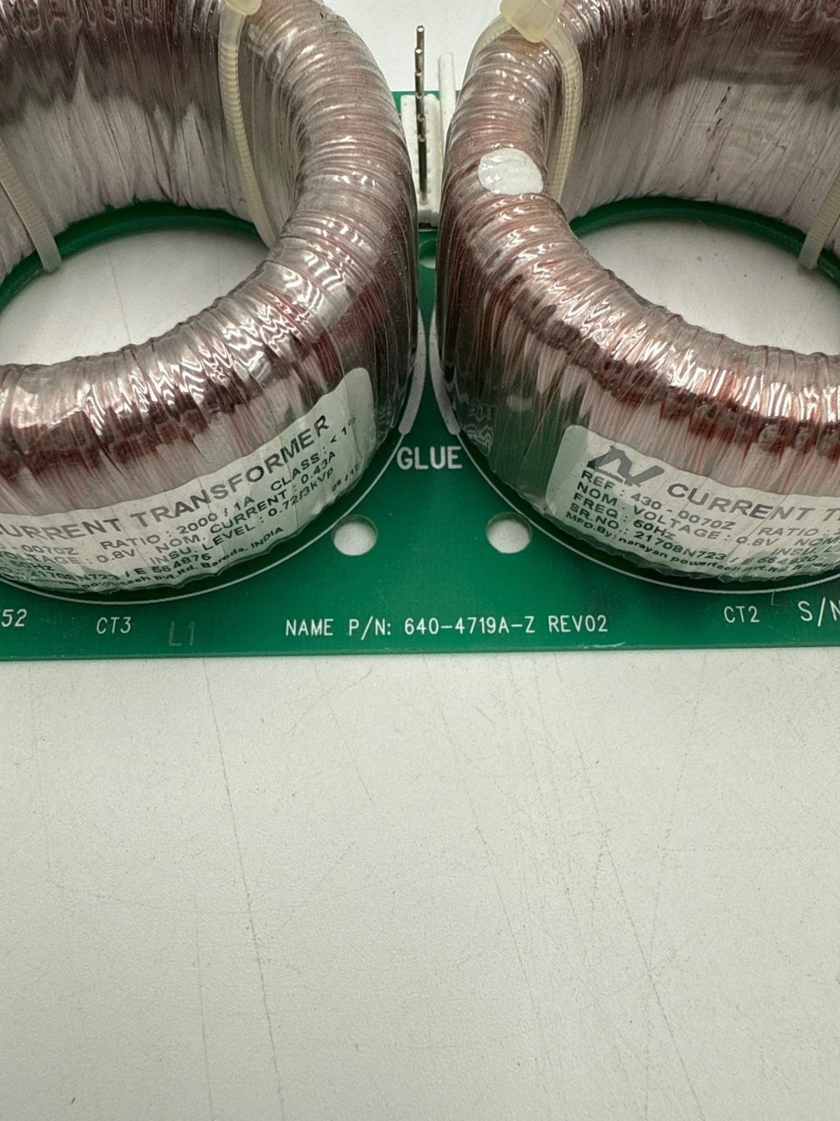 APC 640-4179A-Z Symmetra PX Coil Board 430-0070Z Current Transformer 2000:1A Used