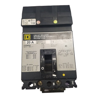 Square D FH36020 Used