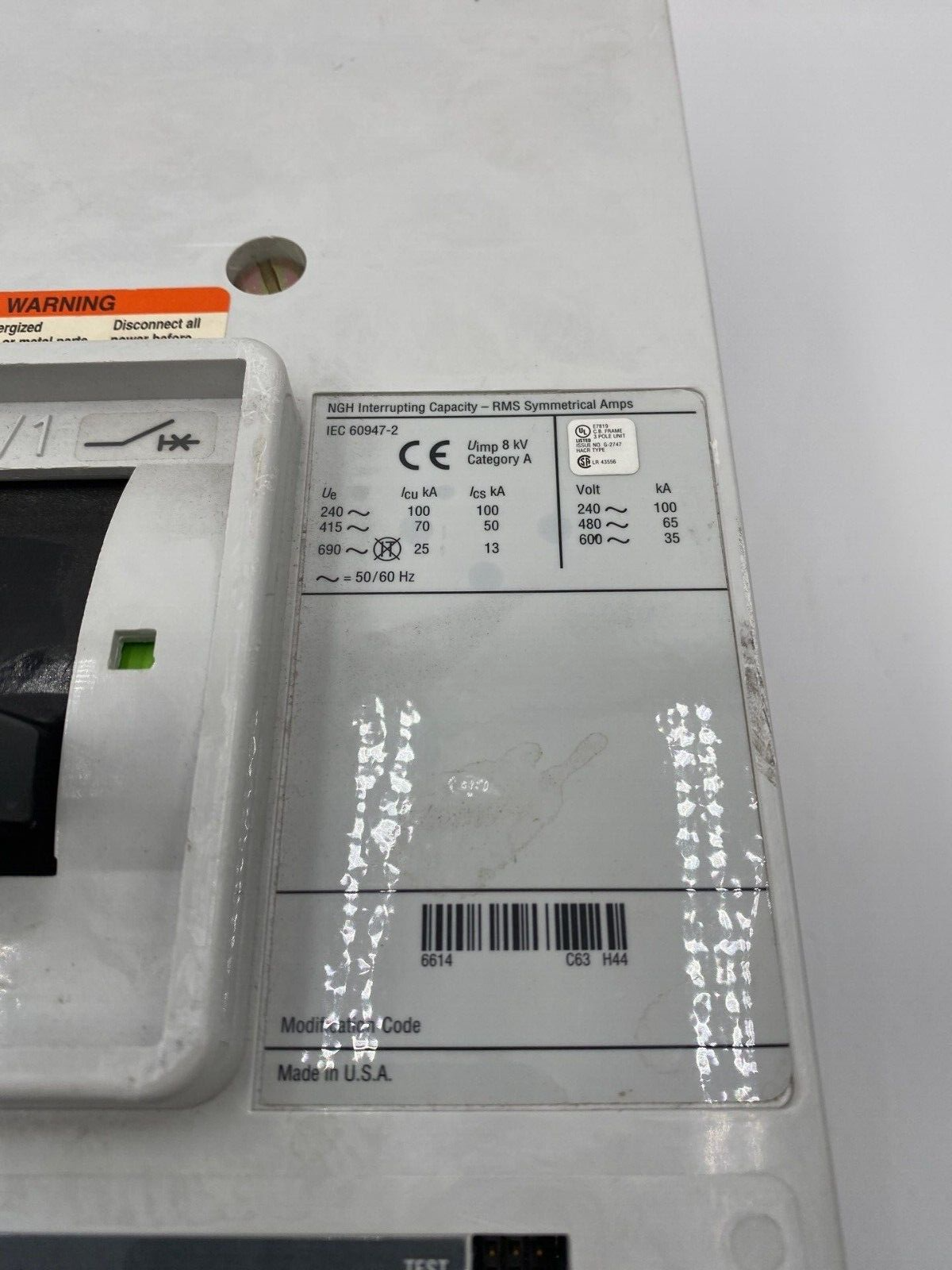 Eaton NGH312T33WP08 Used