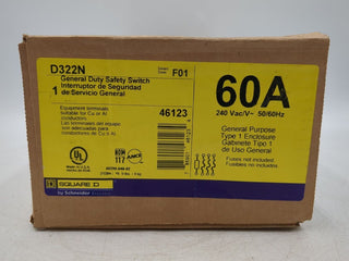 Square D D322N New